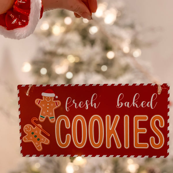 "Fresh Baked Cookies" Sign