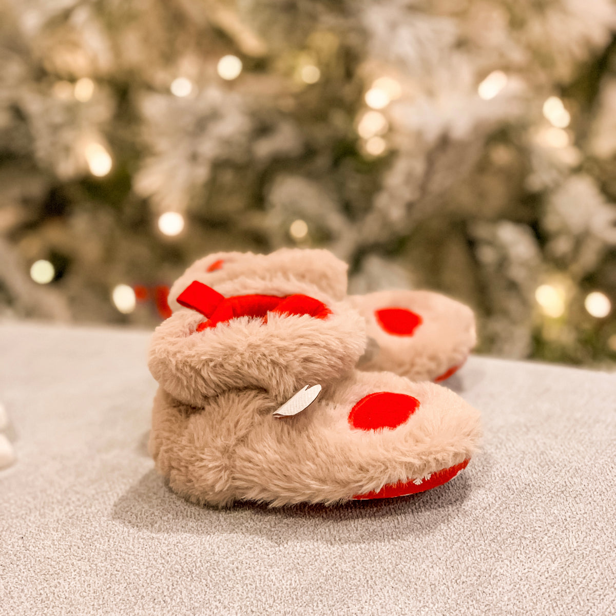 Reindeer best sale baby booties