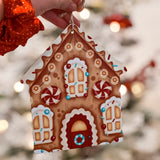 Gingerbread House Sign - Large peppermint