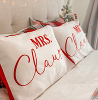 Mr & Mrs Claus Pillowcase Set