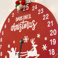 Wooden Countdown Calendar Clock