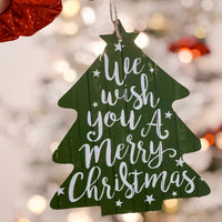"We Wish You a Merry Christmas" Tree Sign