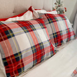 Christmas Plaid Quilt Cover Set