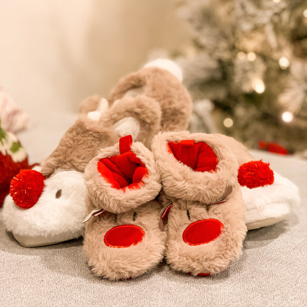 christmas bootie slippers