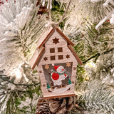 Light Up DIY Wooden Houses Ornament