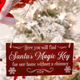 “Santa’s Magic Key" Sign