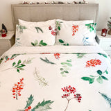 Christmas Botanicals Quilt Cover Set