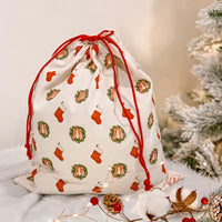 *CLEARANCE* Drawstring Bag - Christmas Pattern