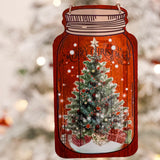 "Merry Christmas" Mason Jar Tree Sign