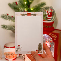 Christmas Notepad 6" x 4" - Blank