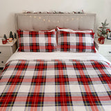 Christmas Plaid Quilt Cover Set
